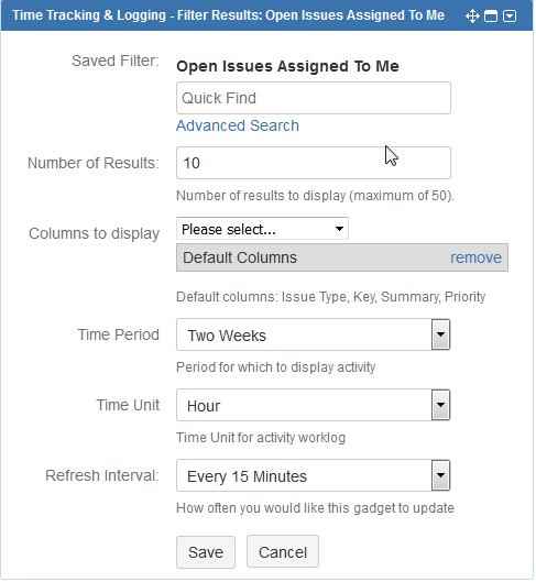 Configuration Screenshot Configuration Screenshot